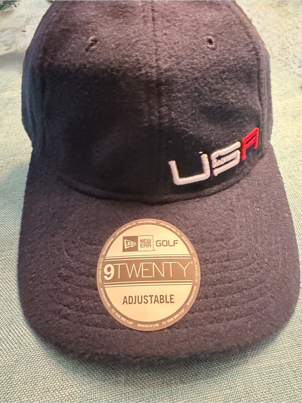 New Era Golf Navy Team USA Embroidered 9TWENTY Strapback Hat Cap 2016 Ryder Cup